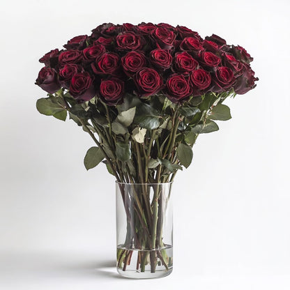 Lux Burgundy Rose Bouquet