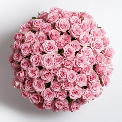 Long-Lasting Pink Rose Bouquet